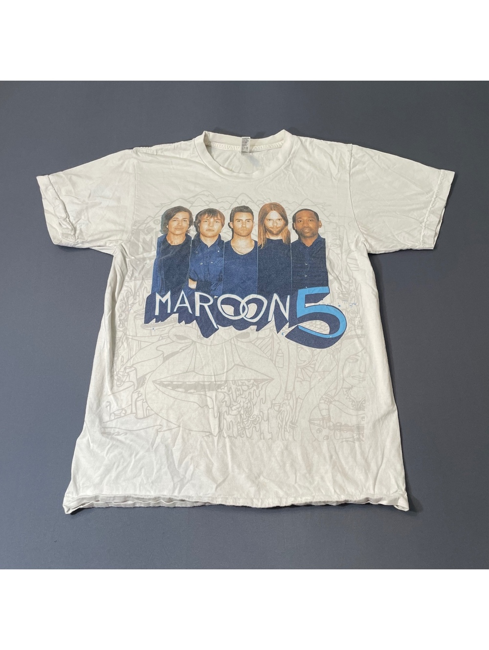 American Apparel Maroon 5 Band Graphic Tour Shirt 100% Cotton Medium